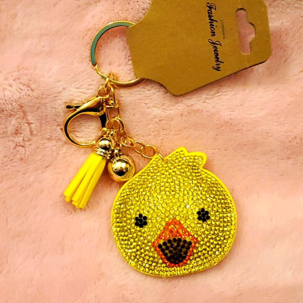 Duck Chick keychain fob NEW